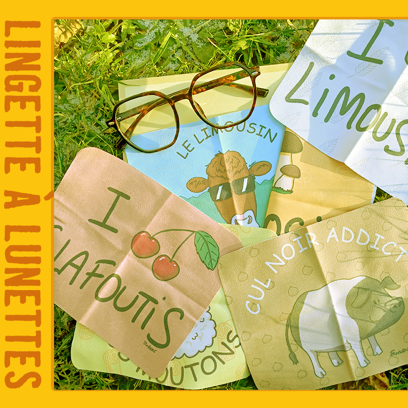 Lingette à lunettes - Limoumou - Différents modèles