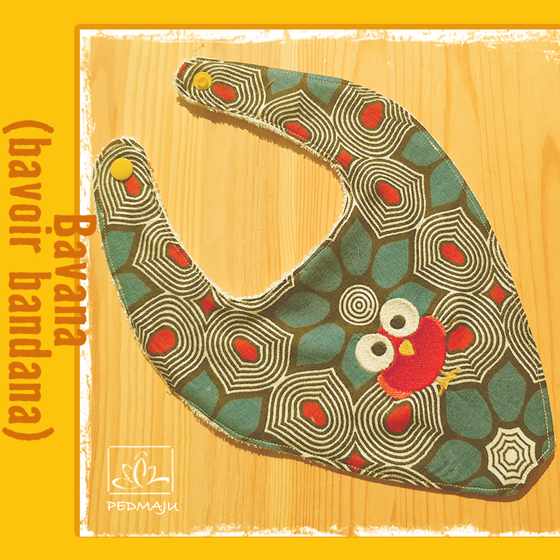 Bavana (bavoir bandana) - différents modèles