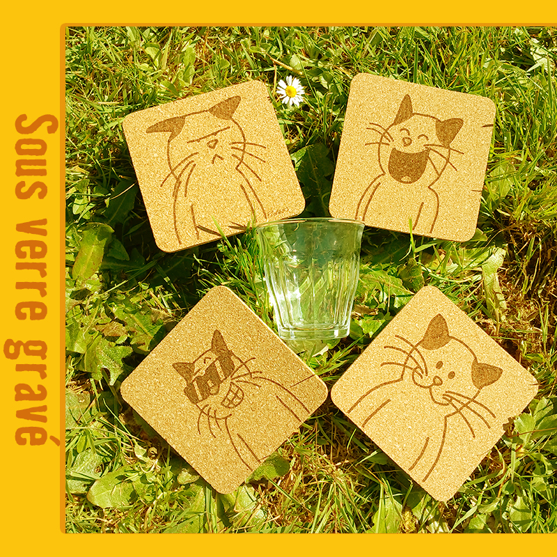 Sous verre - Chi Mi - Différents modèles